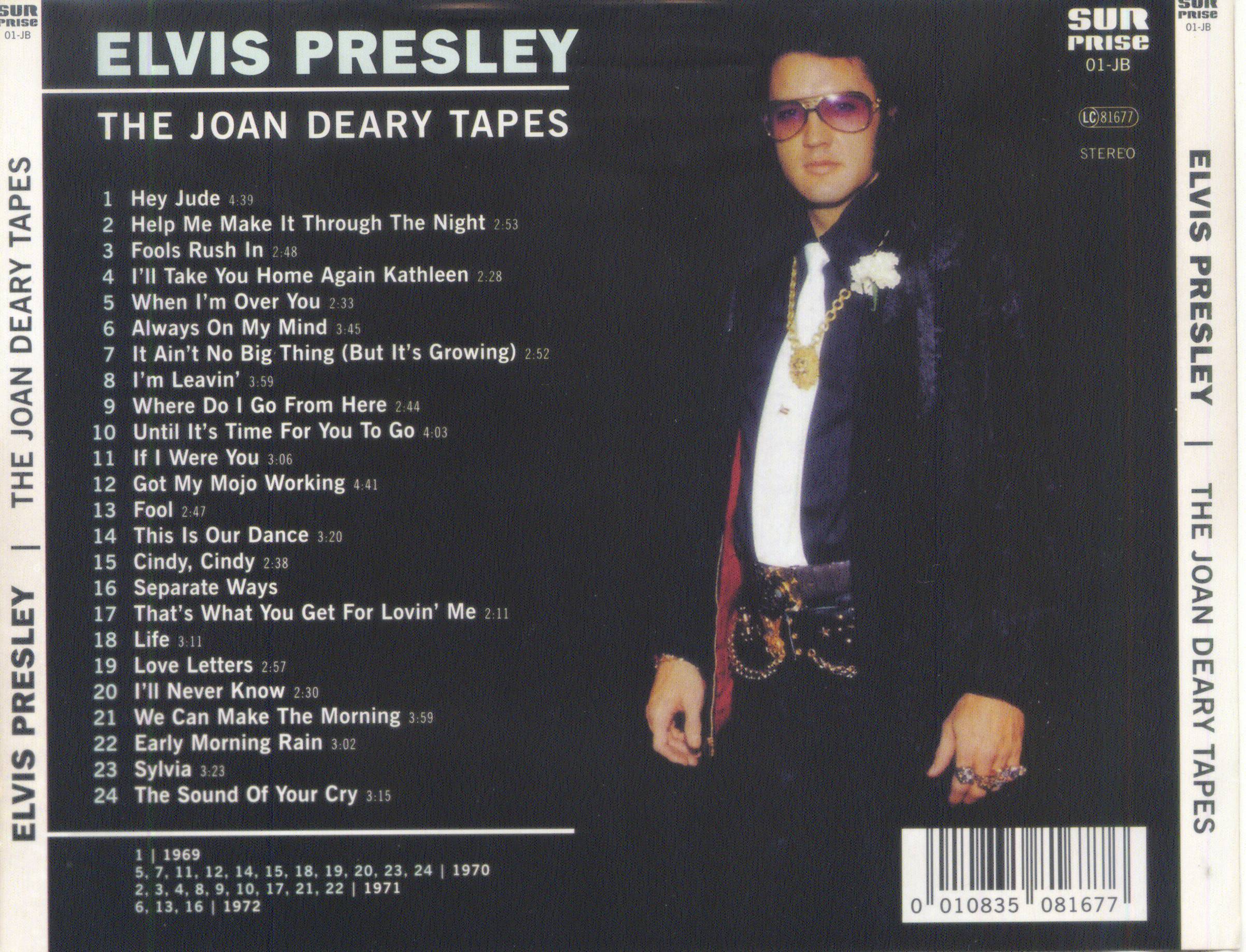 Elvis Presley The Joan Deary Tapes : Back